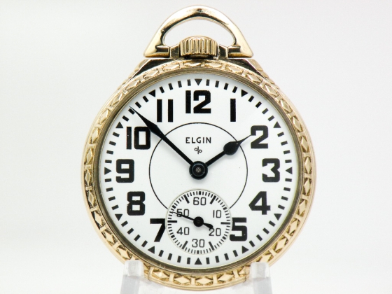 Elgin 571 top pocket watch