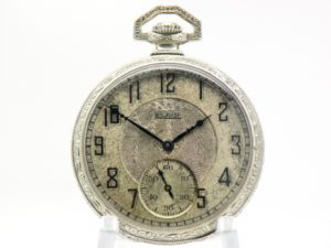 Antique Elgin Pocket Watch The Gentlemen’s Dress Pocket Watch Faced with a Beautiful Patina Dress Dial circa 1923