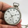 Antique Elgin Pocket Watch The Gentleman’s Dress Pocket Watch of the Day Housed in White GF J Boss Case with Pocket Watch Chain circa 1921