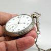 Antique Elgin Pocket Watch The Gentleman’s Dress Pocket Watch of the Day Housed in White GF J Boss Case with Pocket Watch Chain circa 1921