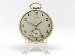 Hamilton Pocket Watch 21 Jewel Grade 921 the Gentlemen’s Dress Pocket Watch Housed in this Beautiful Hamilton 14K GF Case circa 1941