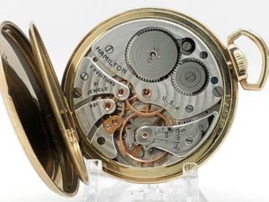 Hamilton Pocket Watch 21 Jewel Grade 921 the Gentlemen’s Dress Pocket Watch Housed in this Beautiful Hamilton 14K GF Case circa 1941
