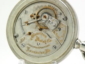 Pristine Antique Hamilton Pocket Watch Railroad Grade 940 Housed in this Handsome Keystone Watch Case Co. Case circa 1907