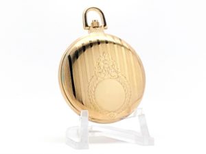 Modern Quartz Colibri Swiss Pocket Watch with Engravable Cartouche