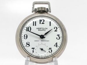 Westclox Pocket Watch Made in the U.S.A. Model Scotty circa 1950s