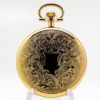 Railroad Style Gentlemen’s Pocket Watch with High Grade Swiss Quartz Movement in a Beautifully Finished Gold Tone Case