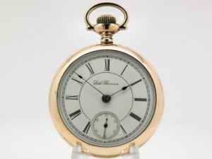Antique Seth Thomas Pocket Watch The Gentlemen’s Dress Pocket Watch of the Day Housed in a 10K Gold Filled Case circa 1909