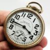 Extra Fine Waltham Pocket Watch Highest of Grades The 23 Jewel Vanguard Railroad Model Housed in this Beautiful Yellow GF Case circa 1948