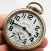 Extra Fine Waltham Pocket Watch Highest of Grades The 23 Jewel Vanguard Railroad Model Housed in this Beautiful Yellow GF Case circa 1948