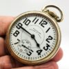 Extra Fine Waltham Pocket Watch Highest of Grades The 23 Jewel Vanguard Railroad Model Housed in this Beautiful Yellow GF Case circa 1948