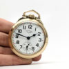 Vintage Elgin Pocket Watch Railroad Grade 571 Model BW Raymond circa 1954