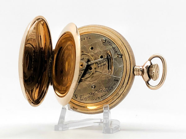 Elgin Pocket Watch the Gentlemen’s Dress Pocket Watch in this Classic Hunter Case circa 1906