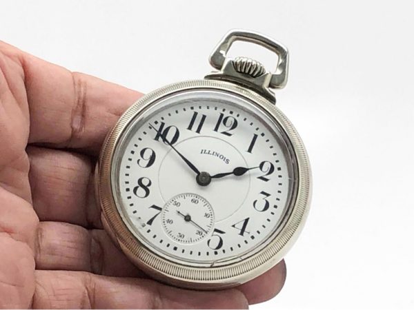Antique Illinois Pocket Watch Gentleman’s Dress Pocket Watch of the Day