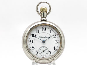 Hamilton Pocket Watch Railroad Grade 940 Housed in this Keystone Silverode Case circa 1907