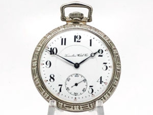 Hamilton Pocket Watch Railroad Grade 992 Housed in this Stunning White GF Case circa 1904