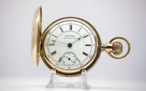 Columbus Pocket Watch – Railway King Housed in this Stunning 14 Karat Gold Case circa 1894