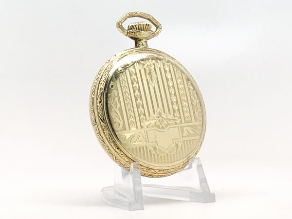 Antique Hamilton Pocket Watch Housed in this Stunning Green Gold Fill Case circa 1905