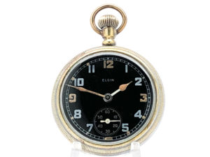 Elgin Military Pocket Watch WWII Era circa 1943