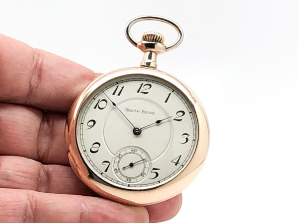 Antique South Bend Gentleman’s Pocket Watch of the Day circa 1909