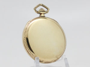 Hamilton Pocket Watch Art Deco Motif – Housed in the Popular Green Gold Fill Case