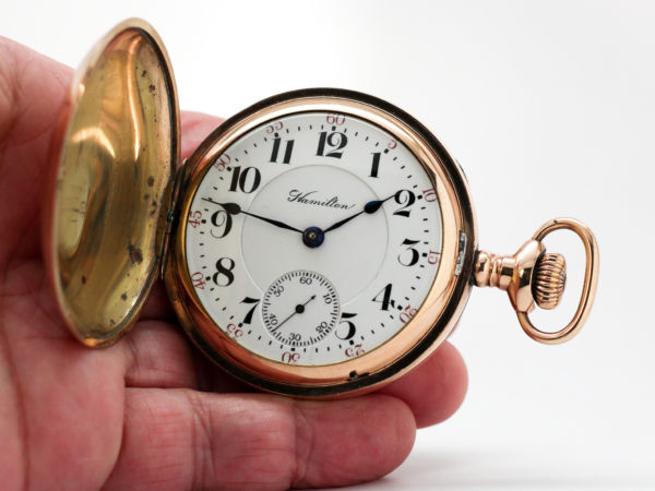 Hamilton Pocket Watch - Rare Railroad Grade 941 Hunting Case Configuration