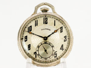 Illinois Pocket Watch – Art Deco Gentlemen’s Dress Pocket Watch of the Day