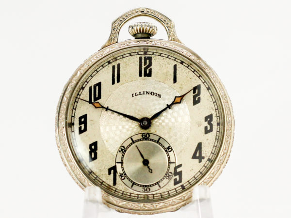 Illinois Pocket Watch - Art Deco Gentlemen's Dress Pocket Watch of the Day