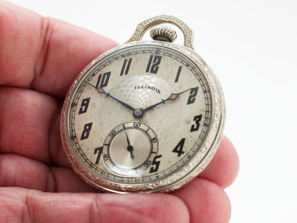 Illinois Pocket Watch - Art Deco Gentlemen's Dress Pocket Watch of the Day