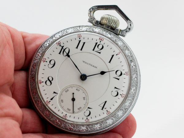 Turn of the Century Waltham Pocket Watch - Popular Railroad Grade Crescent St.