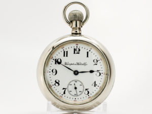 Stunning Hampden Gentleman’s Pocket Watch of the Day Housed in this Silverode Case