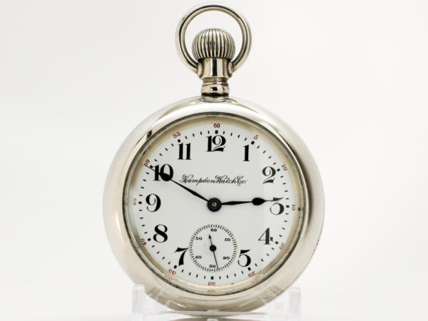 Stunning Hampden Gentleman's Pocket Watch of the Day Housed in this Silverode Case