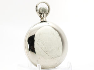 Stunning Hampden Gentleman’s Pocket Watch of the Day Housed in this Silverode Case
