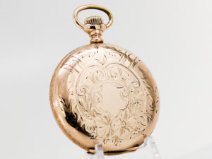 Turn of the Century Illinois Pocket Watch Housed in this Stunning Hunting Case