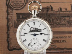 Illinois Pocket Watch -Locomotive Special with Beautiful Two Tone Movement