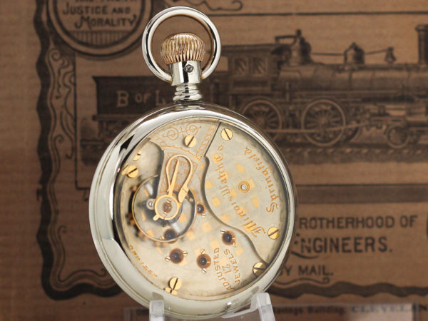 Illinois Pocket Watch -Locomotive Special with Beautiful Two Tone Movement