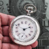 Elgin Gentlemen's Dress Pocket Watch - Cased in Sterling Silver and Faced with this Stunning Dress Dial