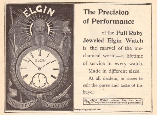 Elgin Gentlemen's Dress Pocket Watch - Cased in Sterling Silver and Faced with this Stunning Dress Dial