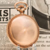 Stunning Solid 14K Rose Gold Elgin Pocket Watch Commemorating the USS Maine