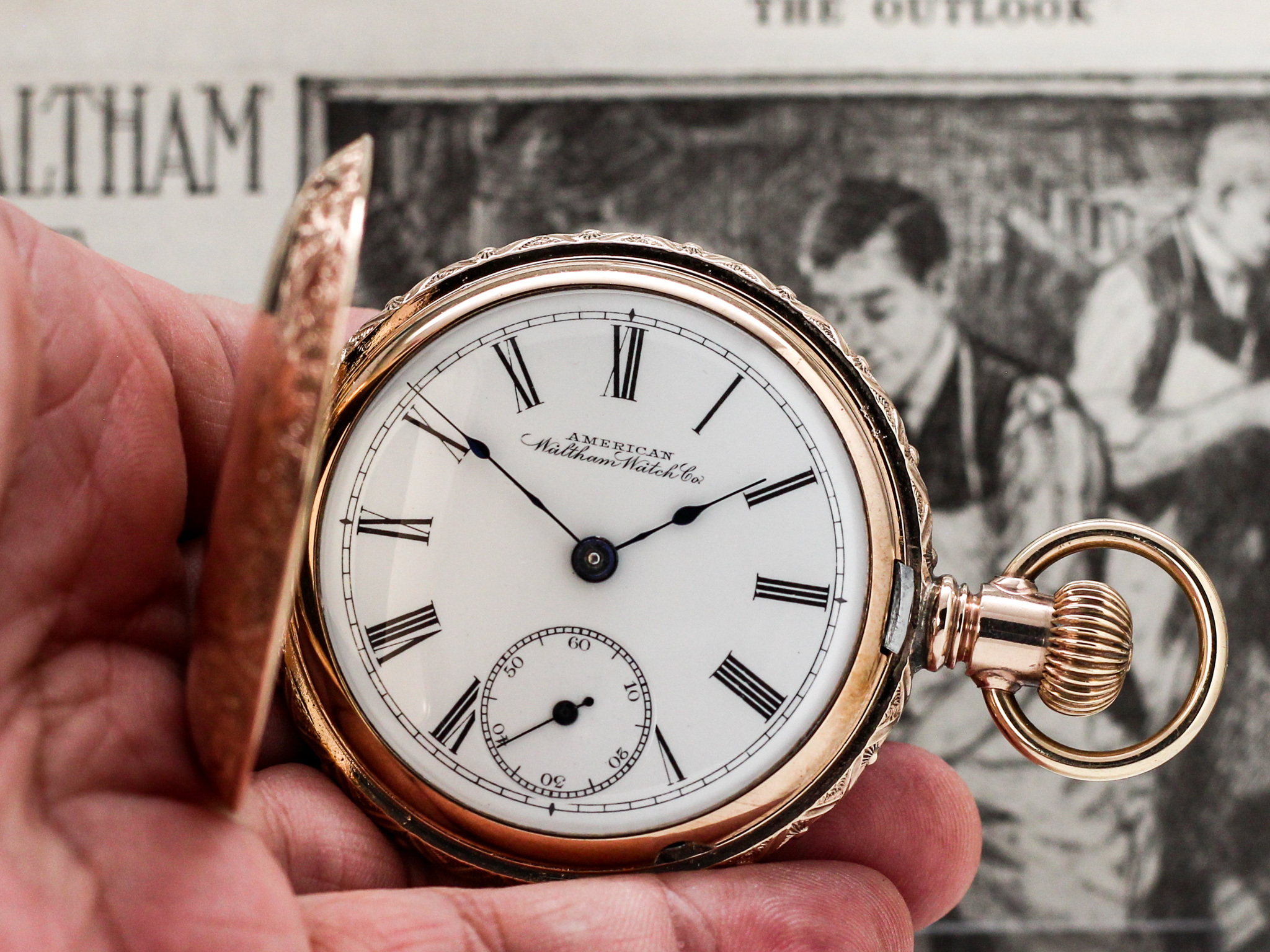 Waltham watch deals 10k gold filled
