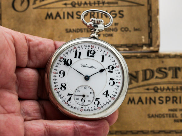 Hamilton Railroad Grade 992 Faced with Stunning Montgomery Dial