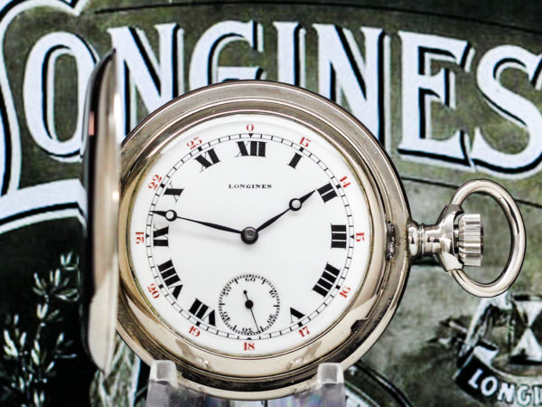 Rare Turn of the Century Longines Housed in this Beautiful Sterling Silver Case