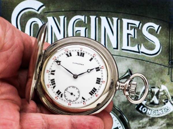 Rare Turn of the Century Longines Housed in this Beautiful Sterling Silver Case
