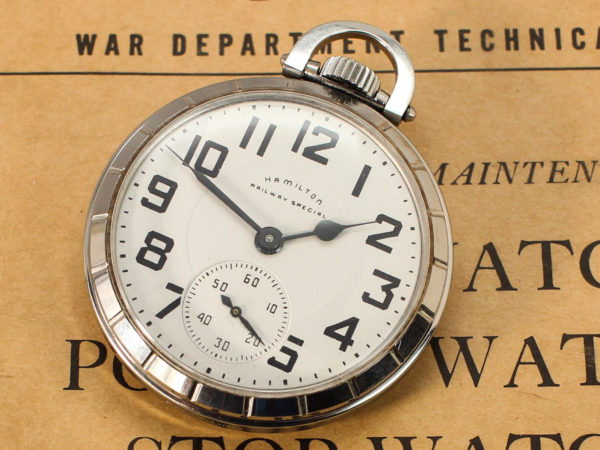 Hamilton Railway Special Pocket Watch Railroad Grade 992B Housed in Popular Model #15 Case
