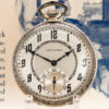 Dial pic of this stunning Grade 912 Model 2 Hamilton dress pocket watch featuring an art deco motif