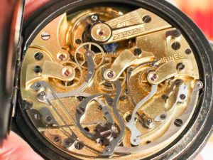 Longines Cal.19.73 Pin Set Chronograph Housed in Beautifully Patina Gun Metal Case