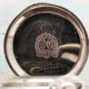 Swiss Cross and Beguelin Housed in Clear Back Nickel Silver Hunter Display Case