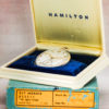 Vintage Hamilton Grade 917 with its original box and Bakelite display