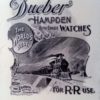 Rare Dueber Hampden Pocket Watch Housed in Heavy Sterling Silver Case