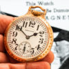 Hamilton Railroad 992E with Elinvar Hairspring Housed in Rose Gold Fill Model #2 Case
