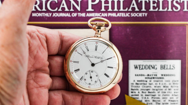 Illinois Dress Pocket Watch of the Day Housed in Beautiful Yellow Gold Fill Case